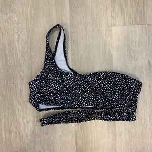 Black and white Shein Bathing suit top